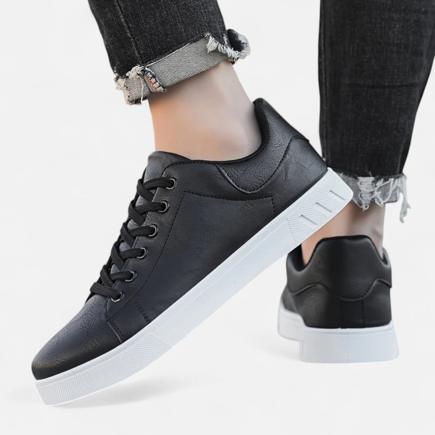 Men’s Classic Matte Lace Up Casual Sneakers