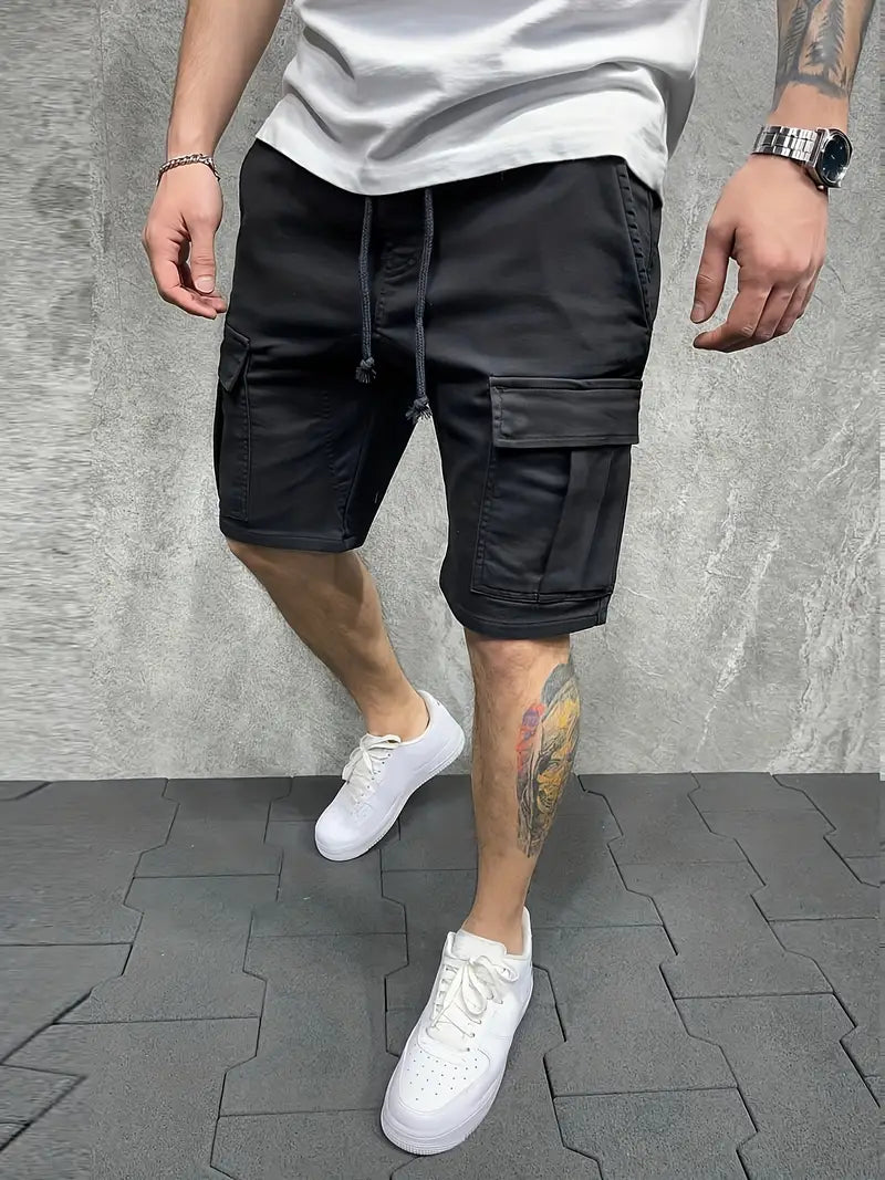 Relaxed Fit Men's Athletic Cargo Shorts