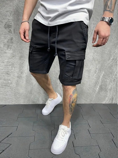 Relaxed Fit Men's Athletic Cargo Shorts