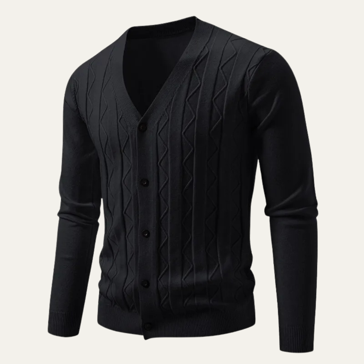 The Paisley Men's Lightweight V Neck Knit Cardigan