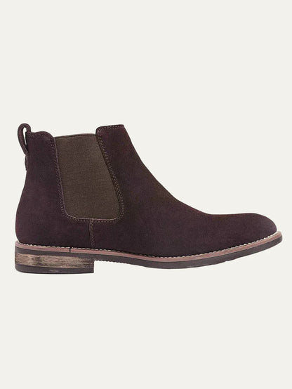 Men’s Rugged Casual Chelsea Boots with Thick Sole