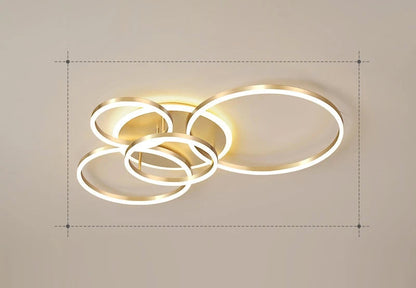Calming LED Ceiling Lamp with Warm Soft Glow