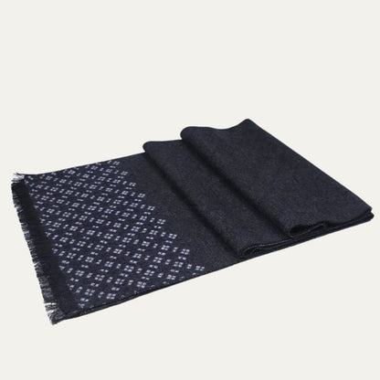 The Champs Élysées Cashmere Merino Scarf for Men - Black