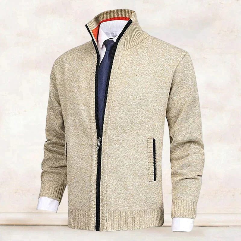 Warm Classic Fit Cardigan Sweater