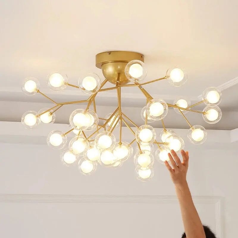 Elegant Glass Sphere Chandelier