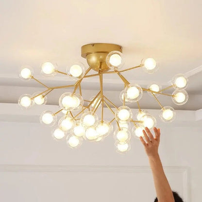 Elegant Glass Sphere Chandelier