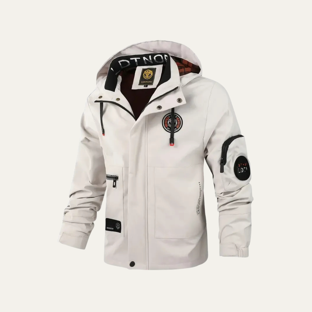 Men’s Water Resistant Hooded Urban Utility Jacket