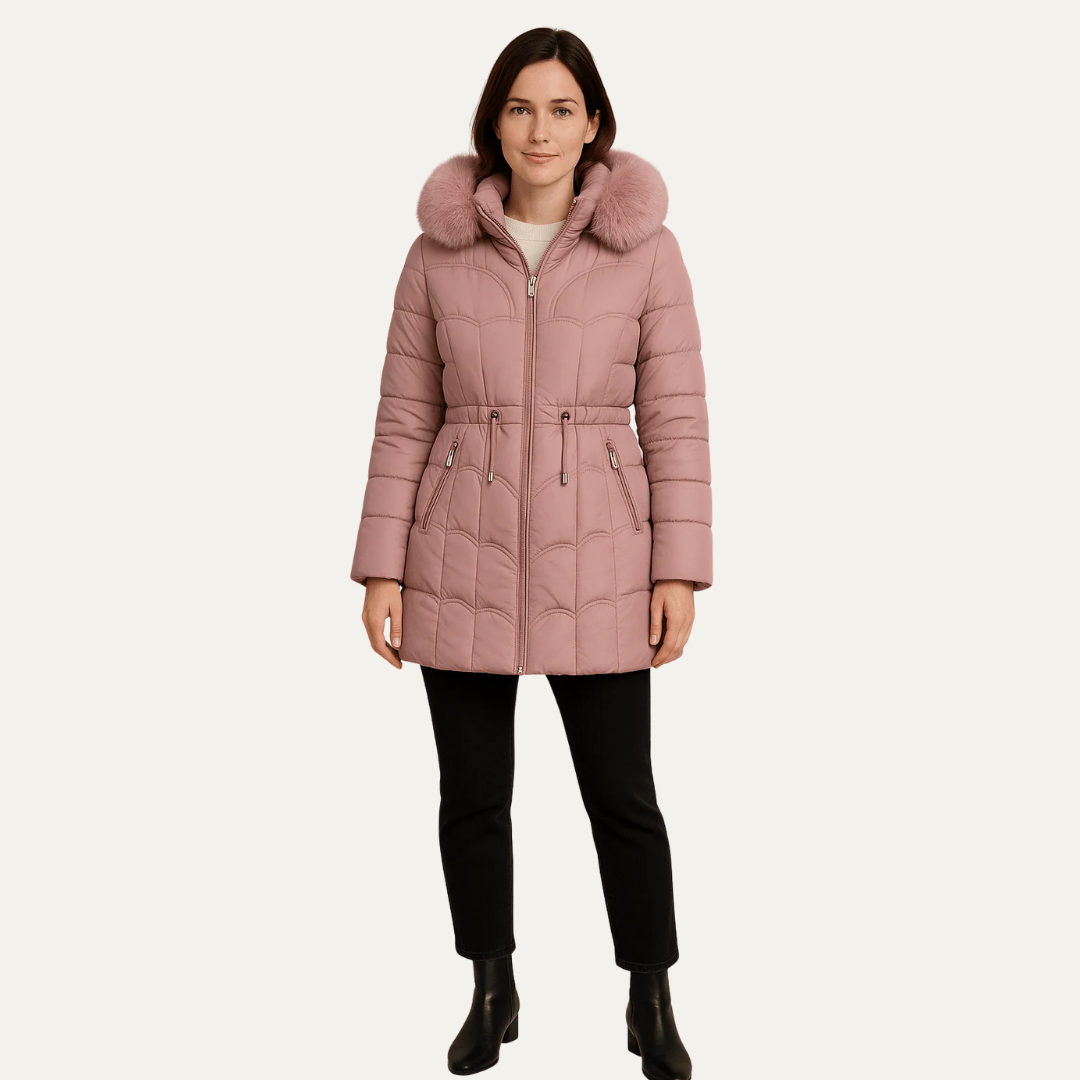 Women’s Elegant Hip-Length Puffer Jacket