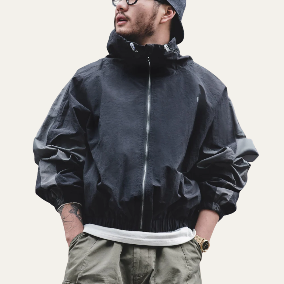 Men’s Retro Oversized Windbreaker