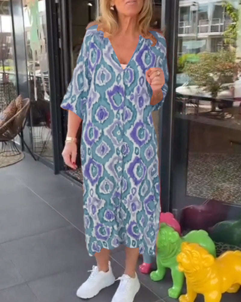 Women's Lightweight Floral Maxi Dress for Summer