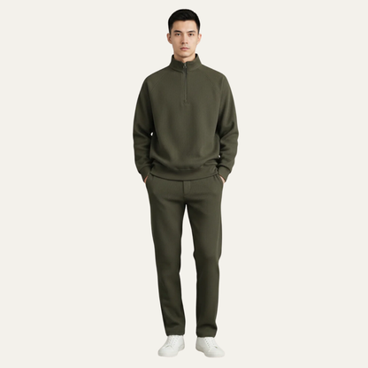 Men’s Soft Fleece Quarter Zip Sweater