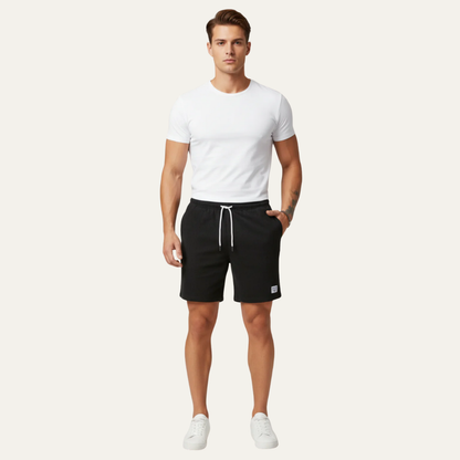 Men’s Casual Mid-Thigh Drawstring Shorts
