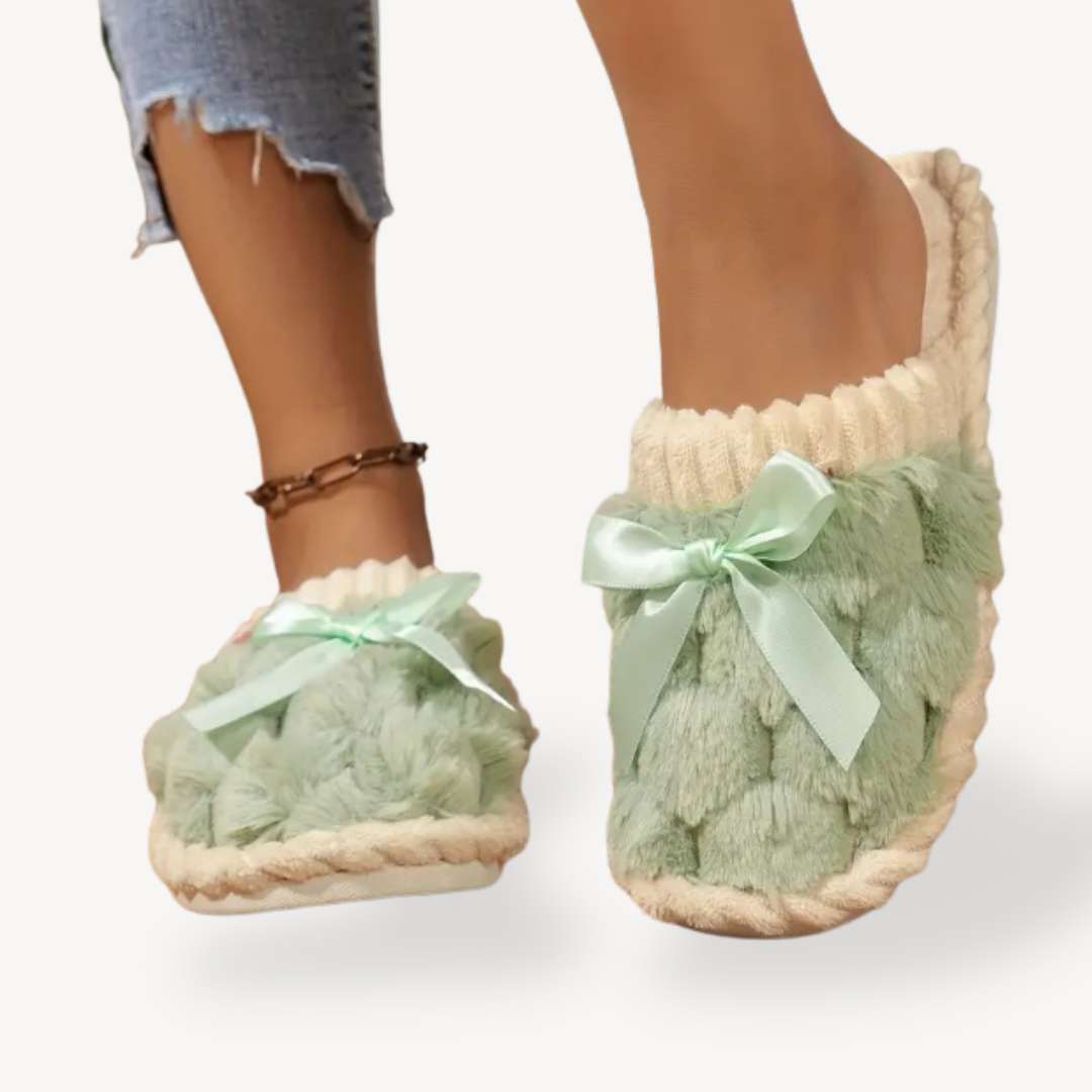 Women's Orthopedic Fluffy Cushioned Indoor Slippers