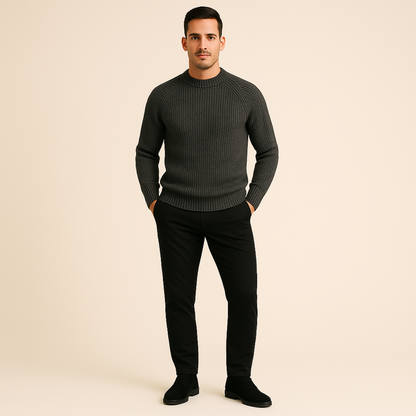 The Ely 100% Cashmere Crewneck for Men