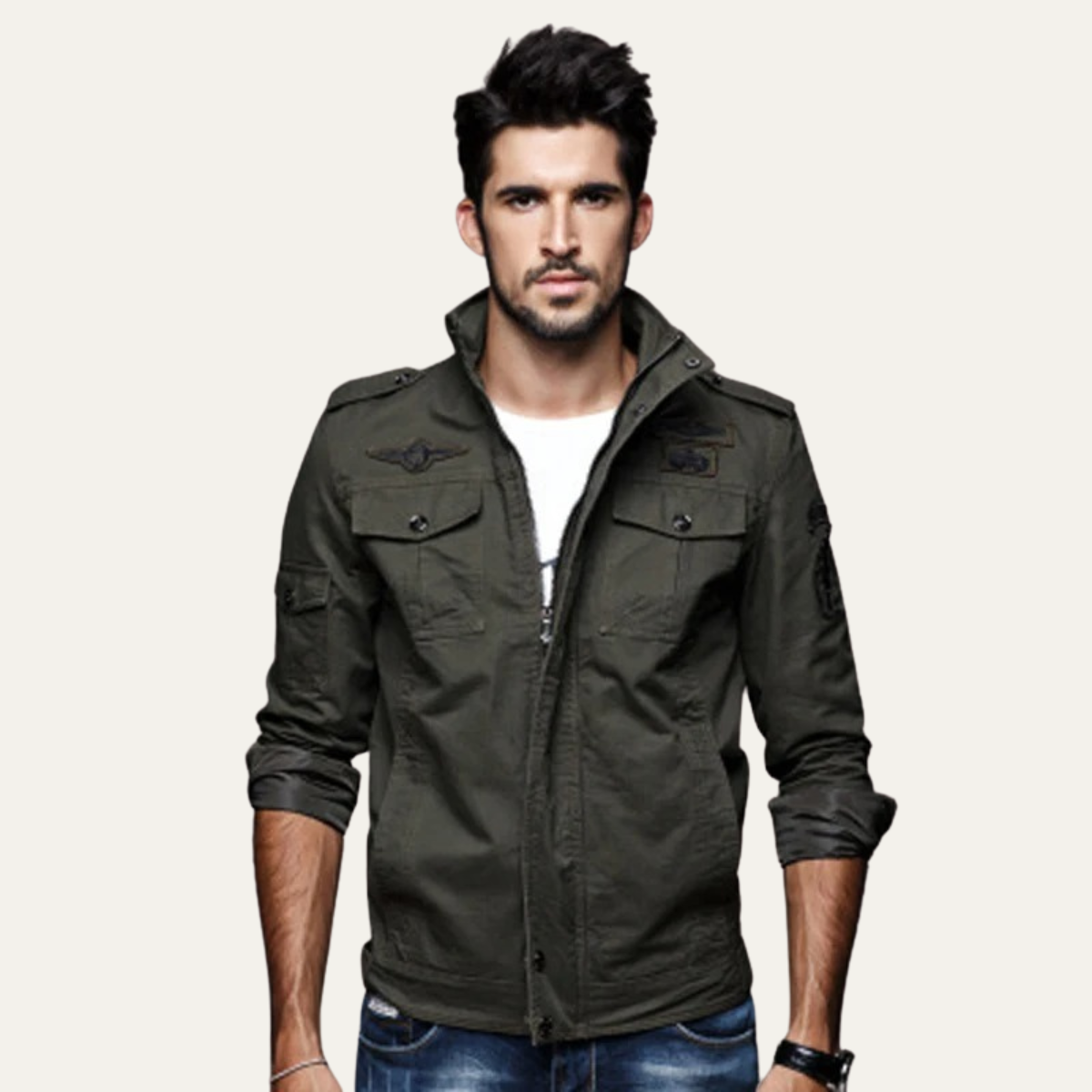 Men’s Military Cotton Field Jacket