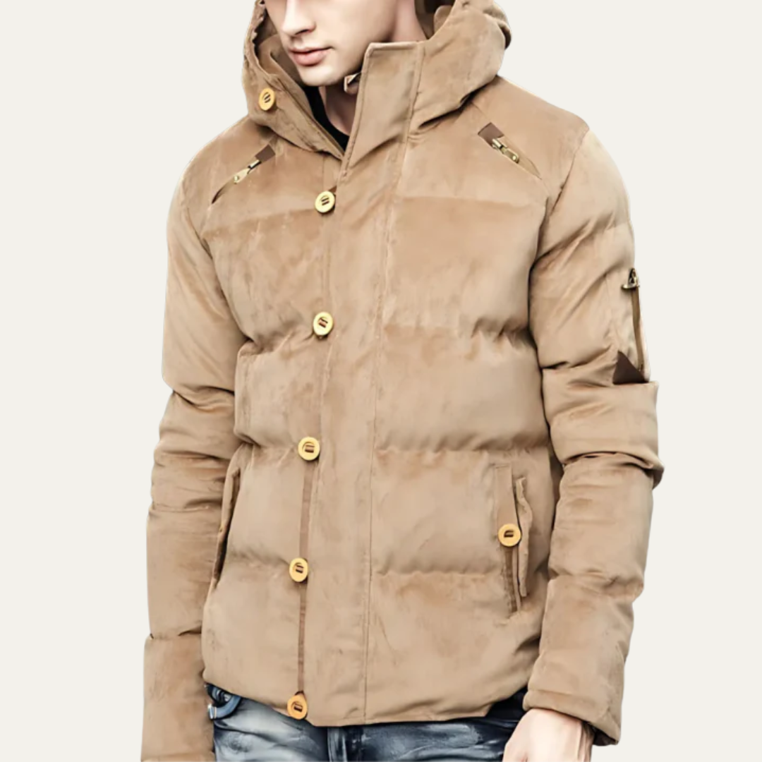 Men’s Hooded Multi Pocket Insulated Puffer Jacket