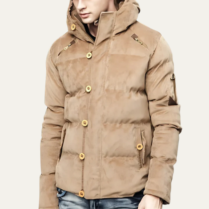 Men’s Hooded Multi Pocket Insulated Puffer Jacket