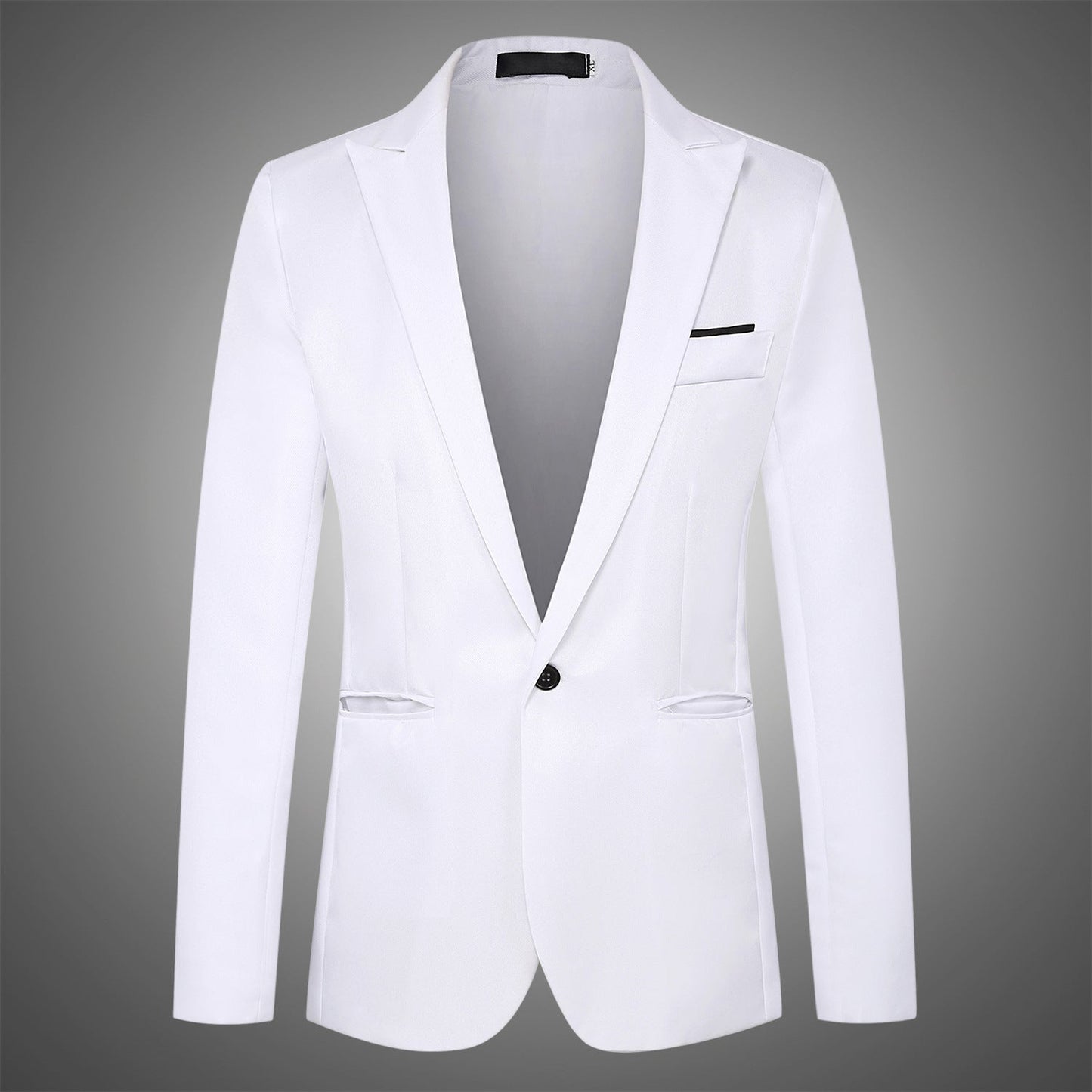 Classic Fit Single Button Mens Blazer