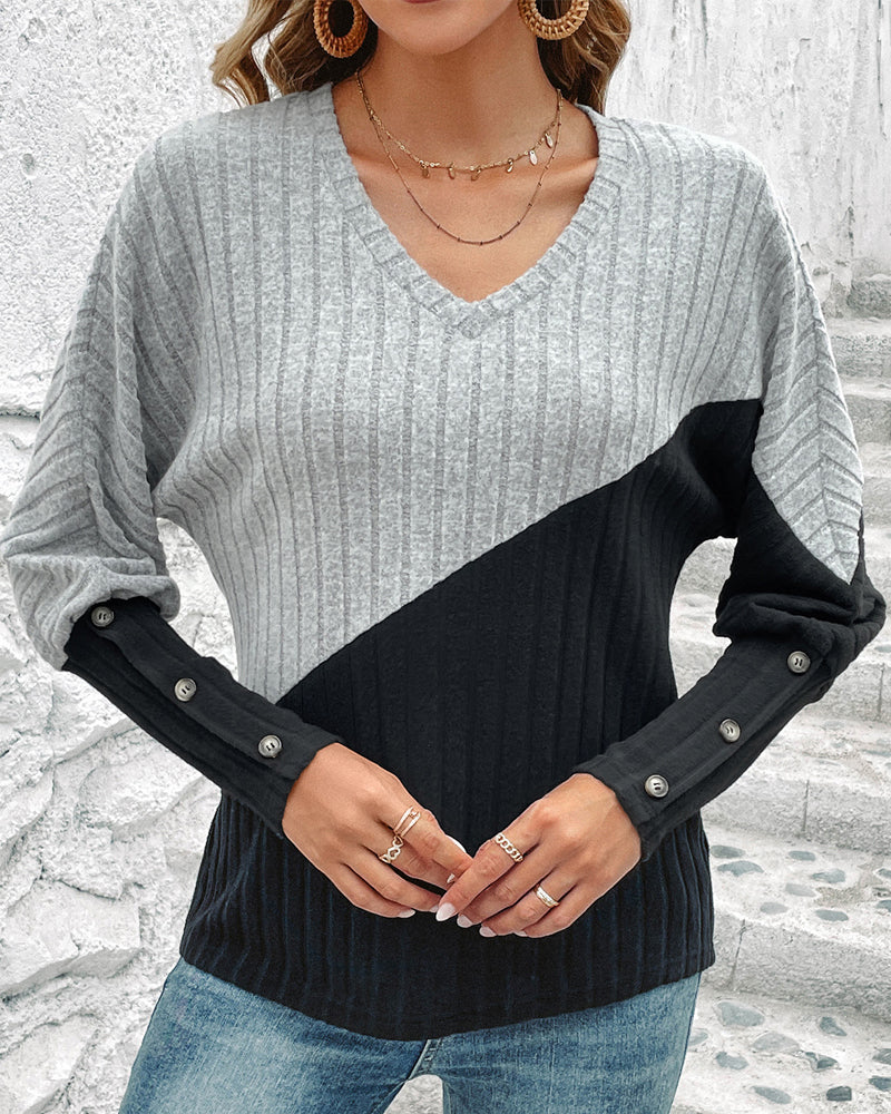 Cozy Women's Winter Sweater Tops with Loose Sleeves - BritishElegance