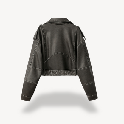 Leather Biker Jacket for Women