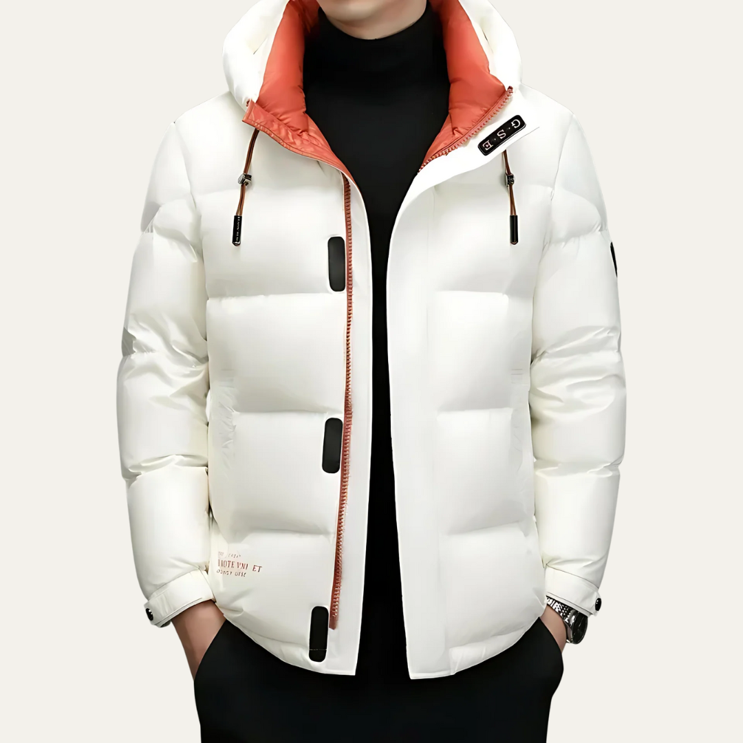 Men’s Hooded Puffer Insulated Jacket