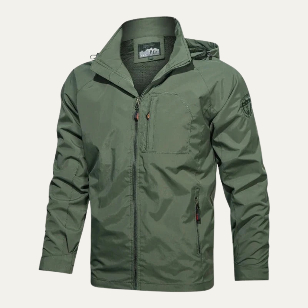 Men’s Summer Technical Hooded Outdoor Windbreaker