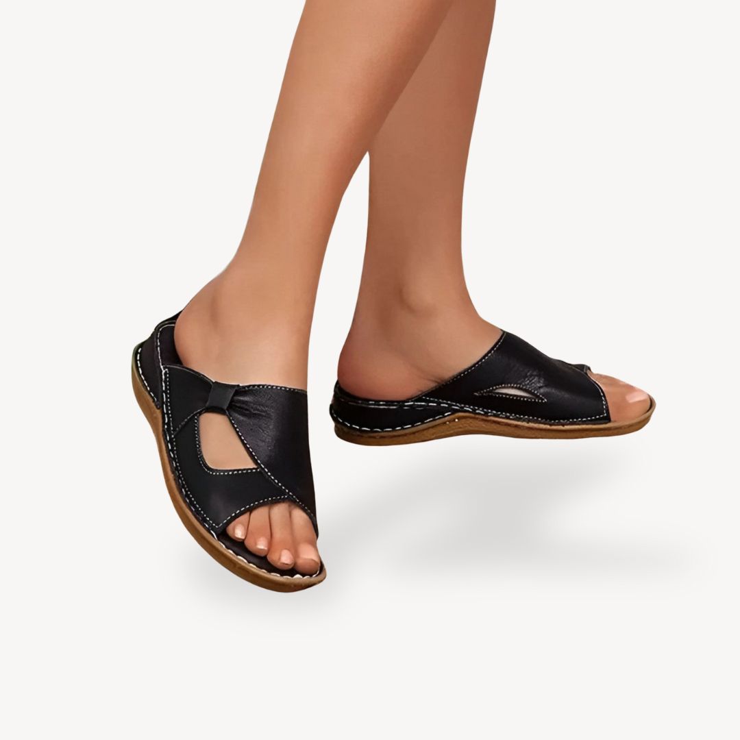 Orthopedic Cut-Out Sandals PU Women