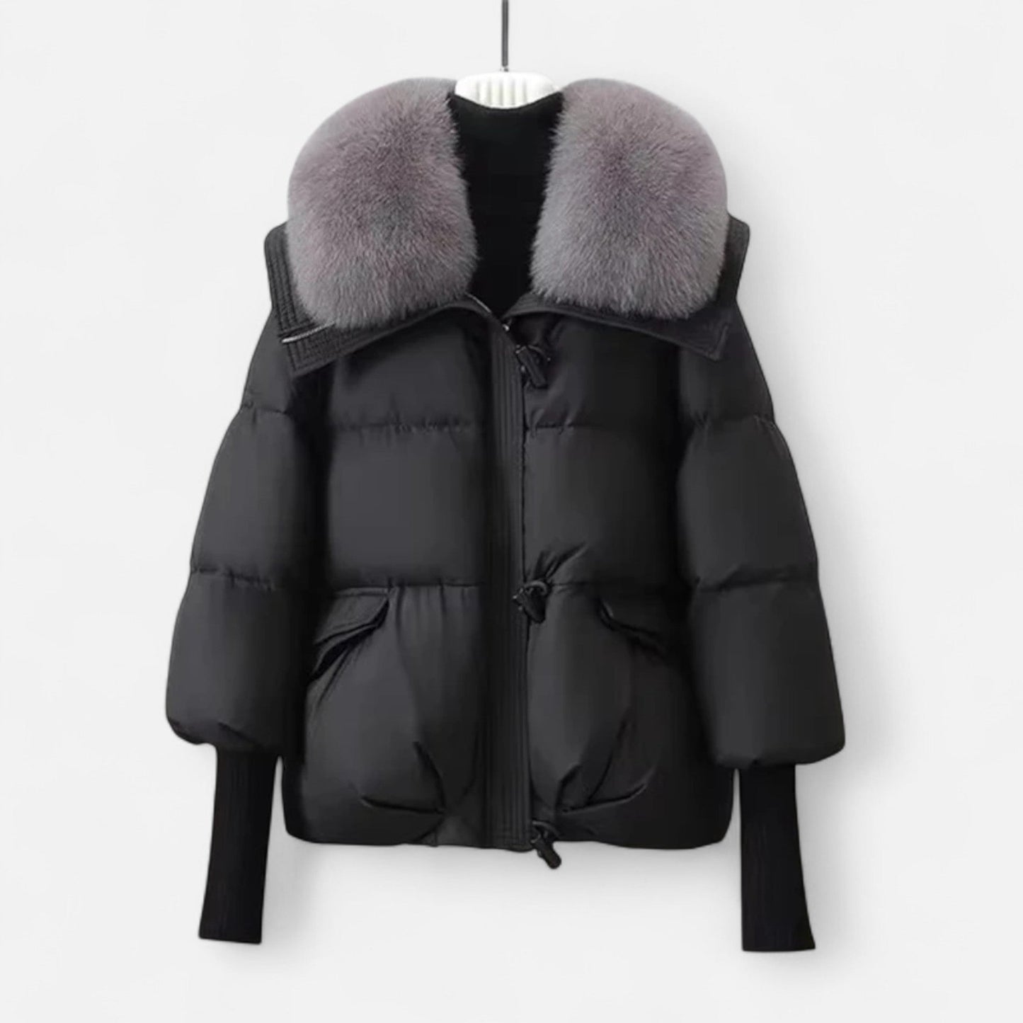 Soft Faux Fur Puffer Coat - Warm and Stylish