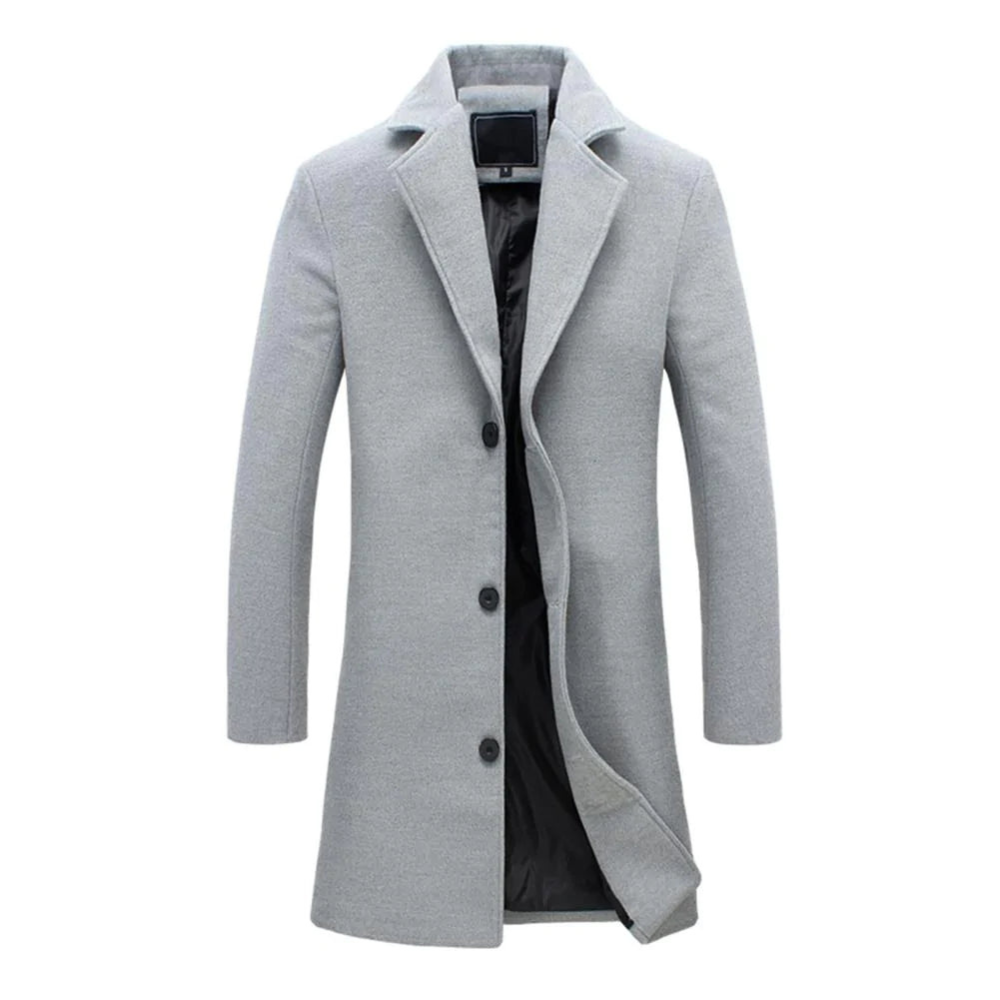 Men’s Classic Single Breasted Overcoat