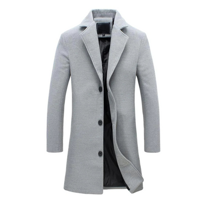 Men’s Classic Single Breasted Overcoat