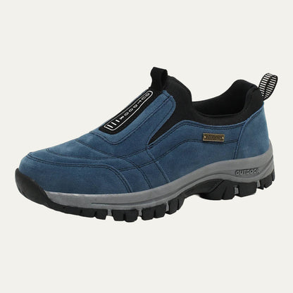 Men’s Rugged Slip On Suede Outdoor Hiking Shoes