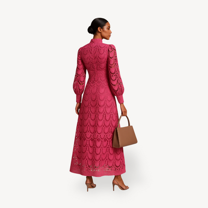 Lace Midi Dress Women