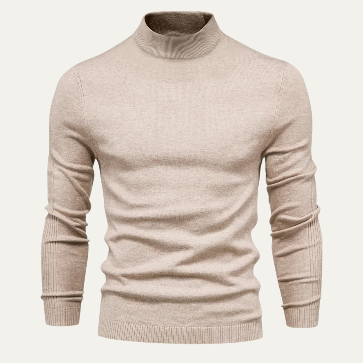 Men’s Mock Neck Light Gauge Pullover