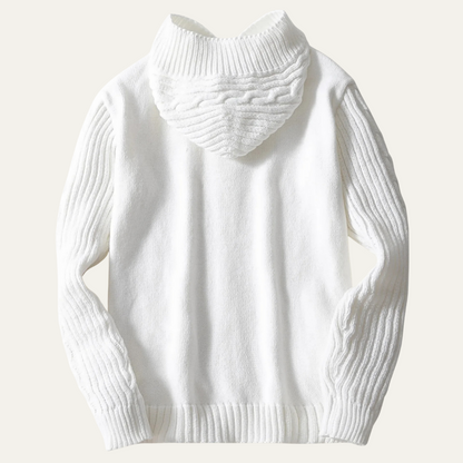 The Conwy Men's Chunky Cable Knit Winter Cardigan