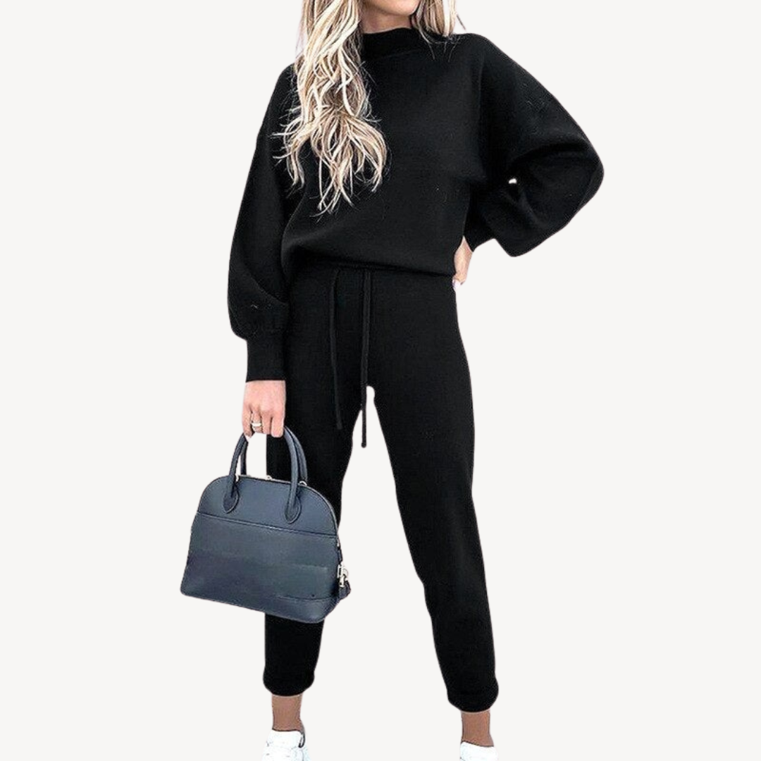 Women's Knit Sweater Loungewear Set