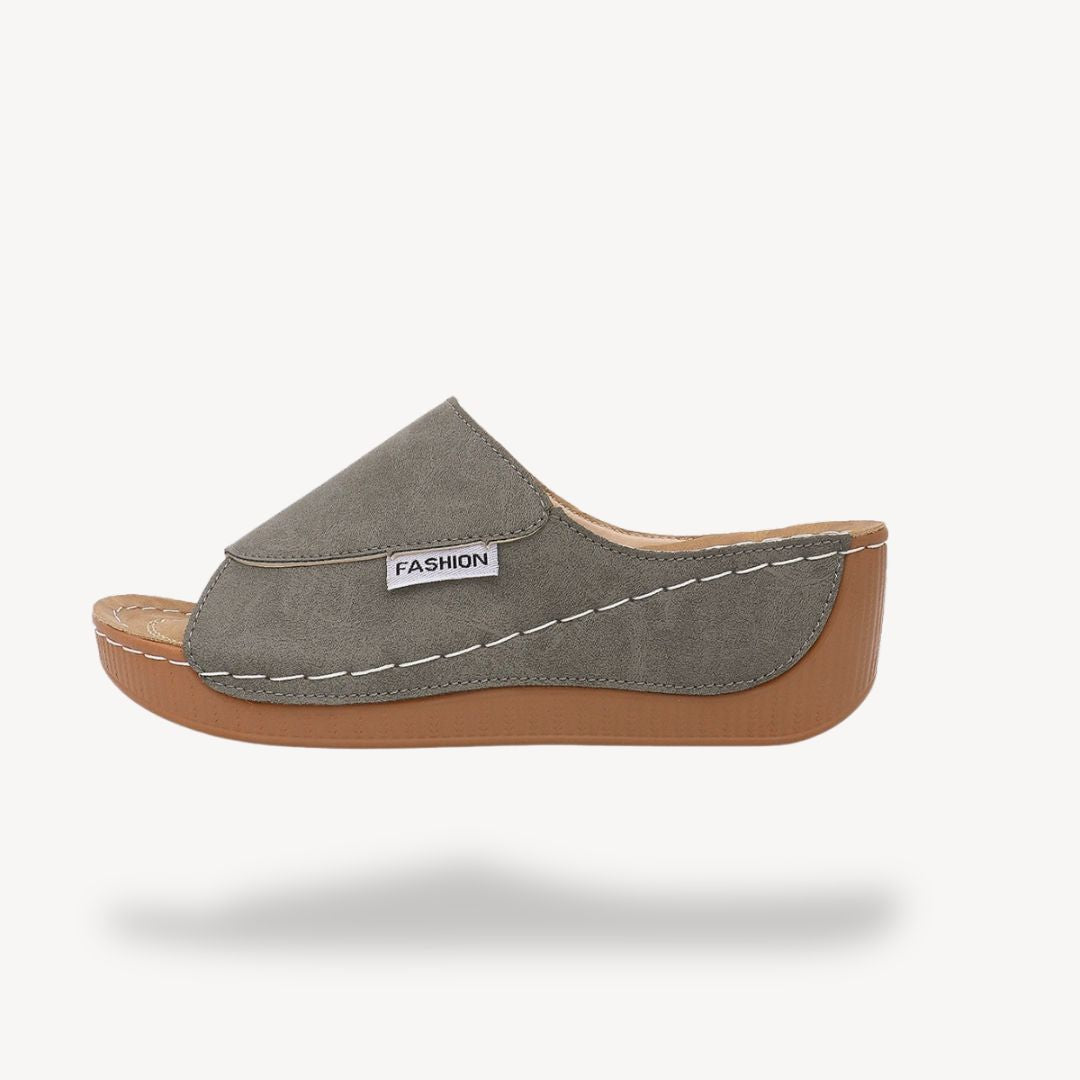 Leather Orthopedic Wedge Sandals Women