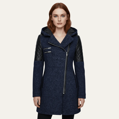 Women’s Mid-Length Moto Coat
