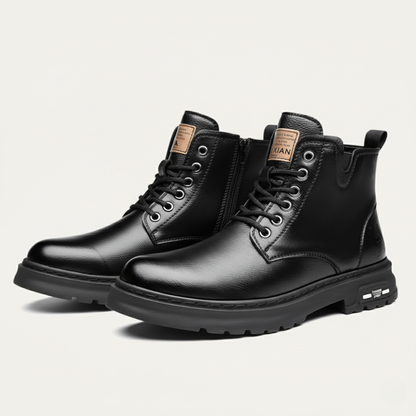 The Lipari Men’s Durable Non Slip Leather Ankle Boots
