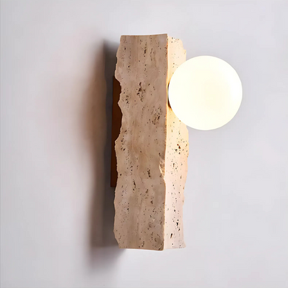 Natural Marble LED Wall Light Fixture
