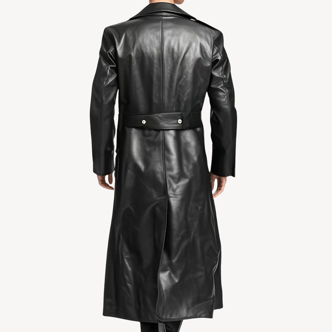 Men's Double-Breasted Trench Coat