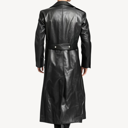 Men's Double-Breasted Trench Coat