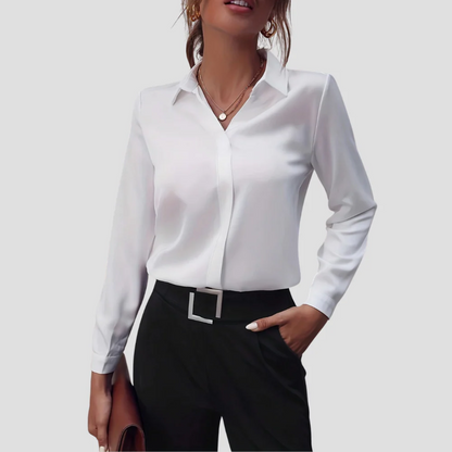 Fitted Classic Women's Blouse