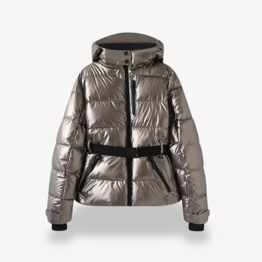 Women’s Down Puffer Jacket Belted