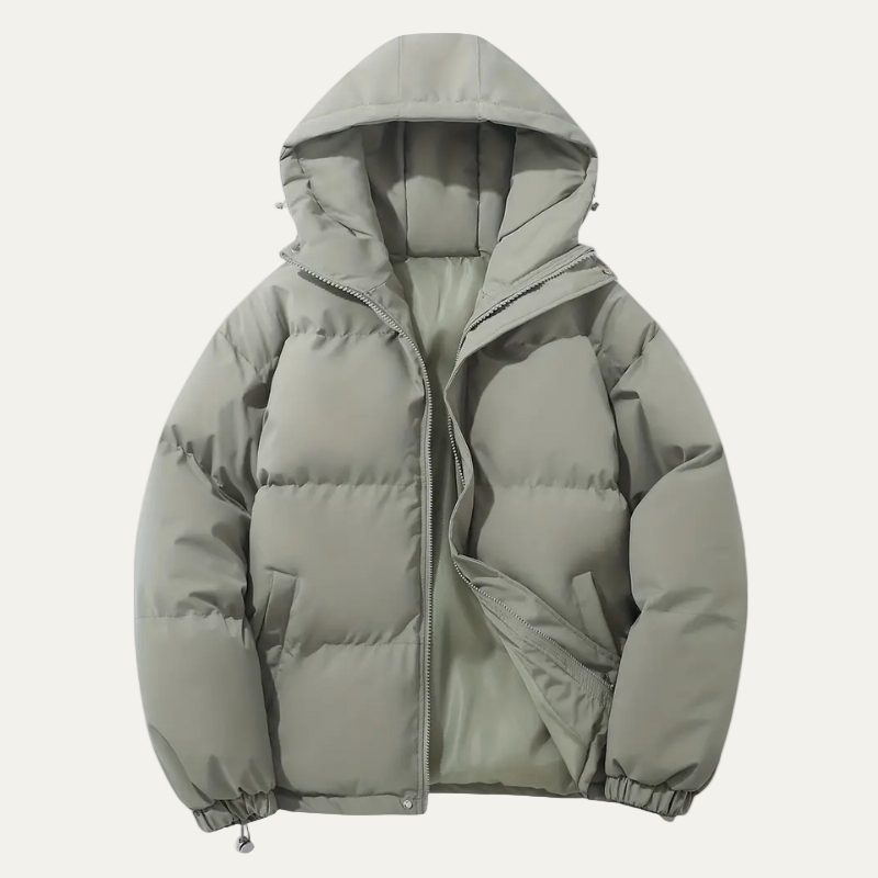 Men’s Oversized Quilted Hooded Puffer Jacket