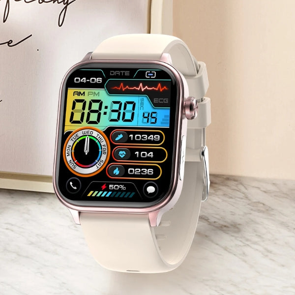Advanced Fitness Smartwatch with Health Tracking and Water Resistance