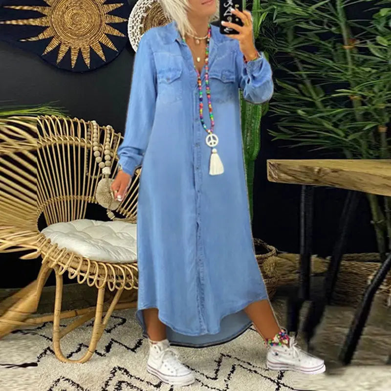 Beverly | Comfortable Denim Dress