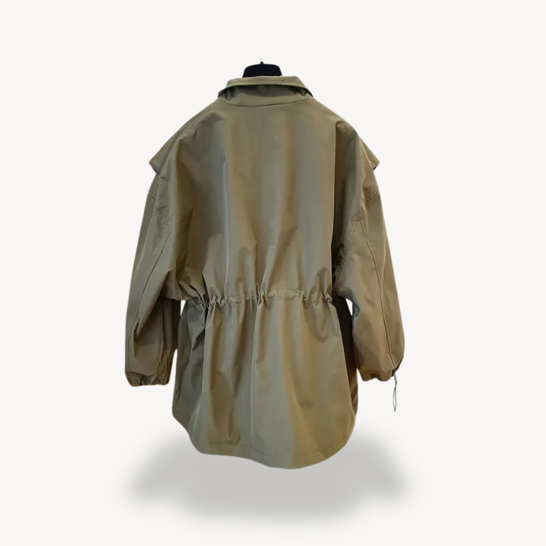 Casual Utility Jacket with Pockets for Women