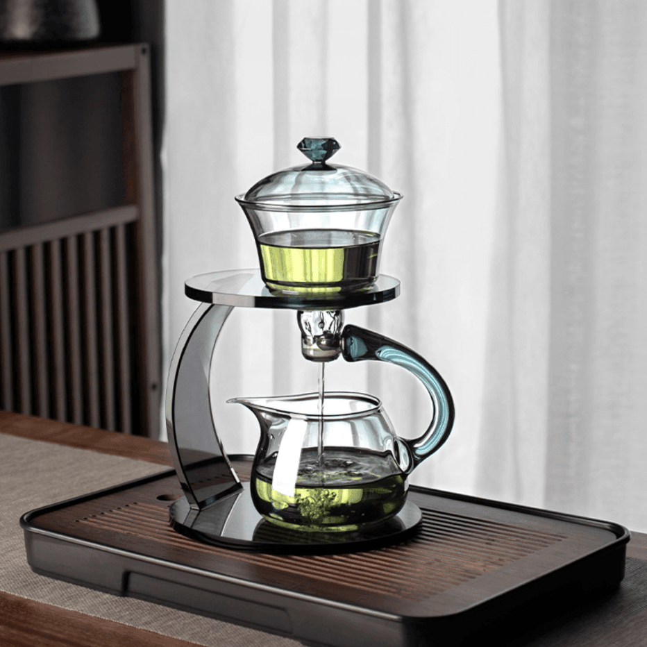 Elegant Glass Automatic Tea Infuser