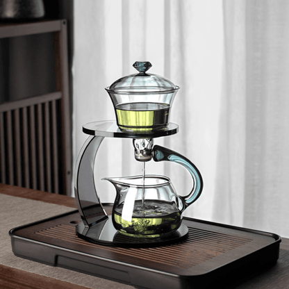 Elegant Glass Automatic Tea Infuser