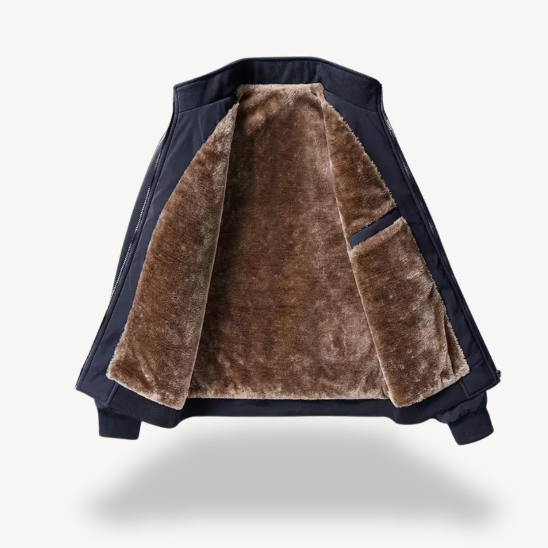 Men's Sherpa-Lined Winter Jacket